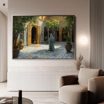 Orientalist 062 Canvas Art 18" x 24" / 45 x 60 cm / Black