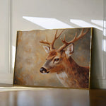Animals 063 Canvas Art 18" x 24" / 45 x 60 cm / Black
