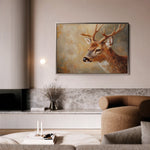 Animals 063 Canvas Art 18" x 24" / 45 x 60 cm / Black