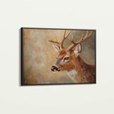 Animals 063 Canvas Art 18" x 24" / 45 x 60 cm / Black