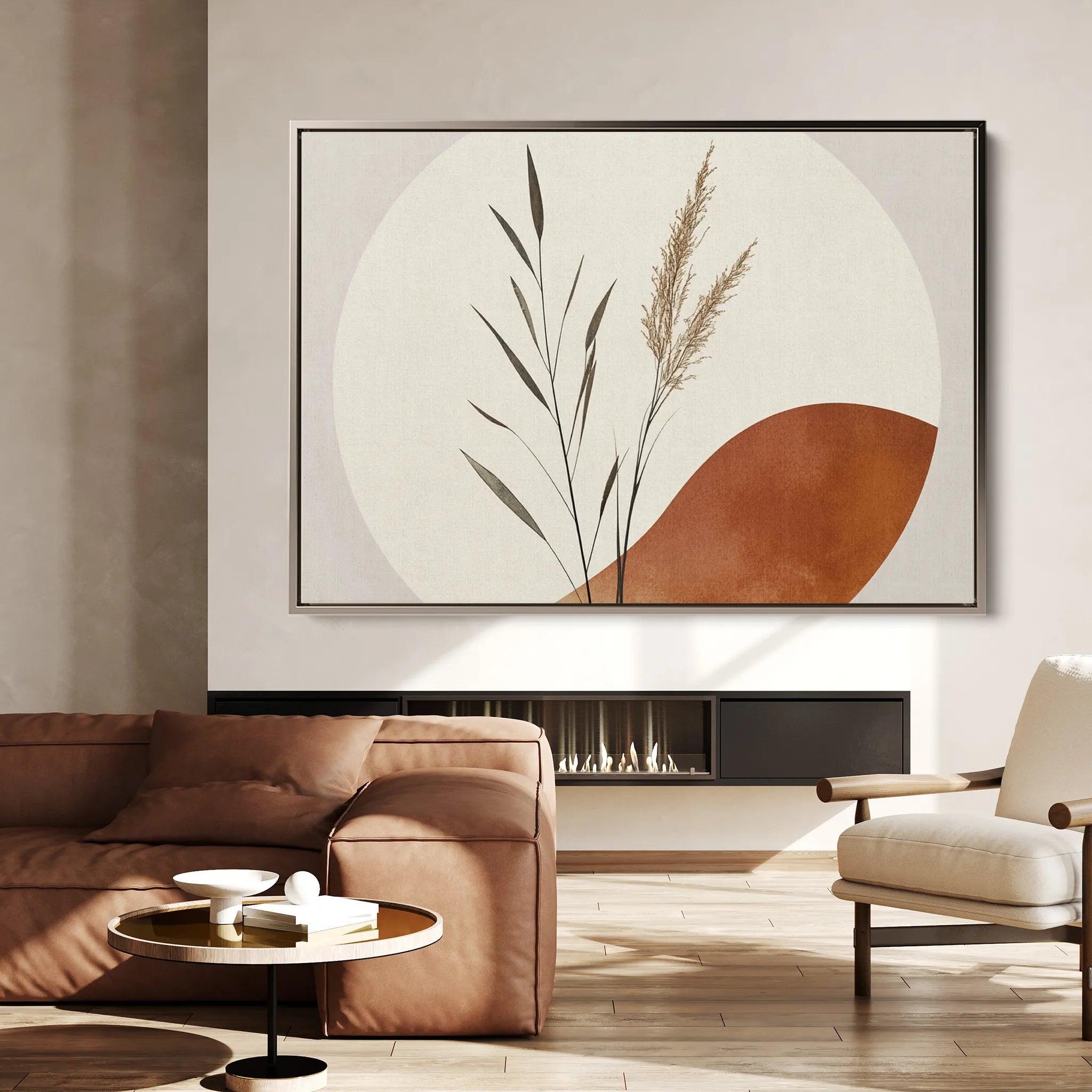Boho 063 Canvas Art 18" x 24" / 45 x 60 cm / Black