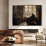 Classic 063 Canvas Art 18" x 24" / 45 x 60 cm / Black