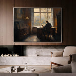Classic 063 Canvas Art 18" x 24" / 45 x 60 cm / Black