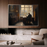 Classic 063 Canvas Art 18" x 24" / 45 x 60 cm / Black
