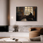 Classic 063 Canvas Art 18" x 24" / 45 x 60 cm / Black
