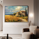 Landscape 063 Canvas Art 18" x 24" / 45 x 60 cm / Black