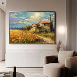 Landscape 063 Canvas Art 18" x 24" / 45 x 60 cm / Black