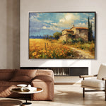 Landscape 063 Canvas Art 18" x 24" / 45 x 60 cm / Black