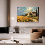 Landscape 063 Canvas Art 18" x 24" / 45 x 60 cm / Black
