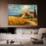 Landscape 063 Canvas Art 60 x 40 cm / Black