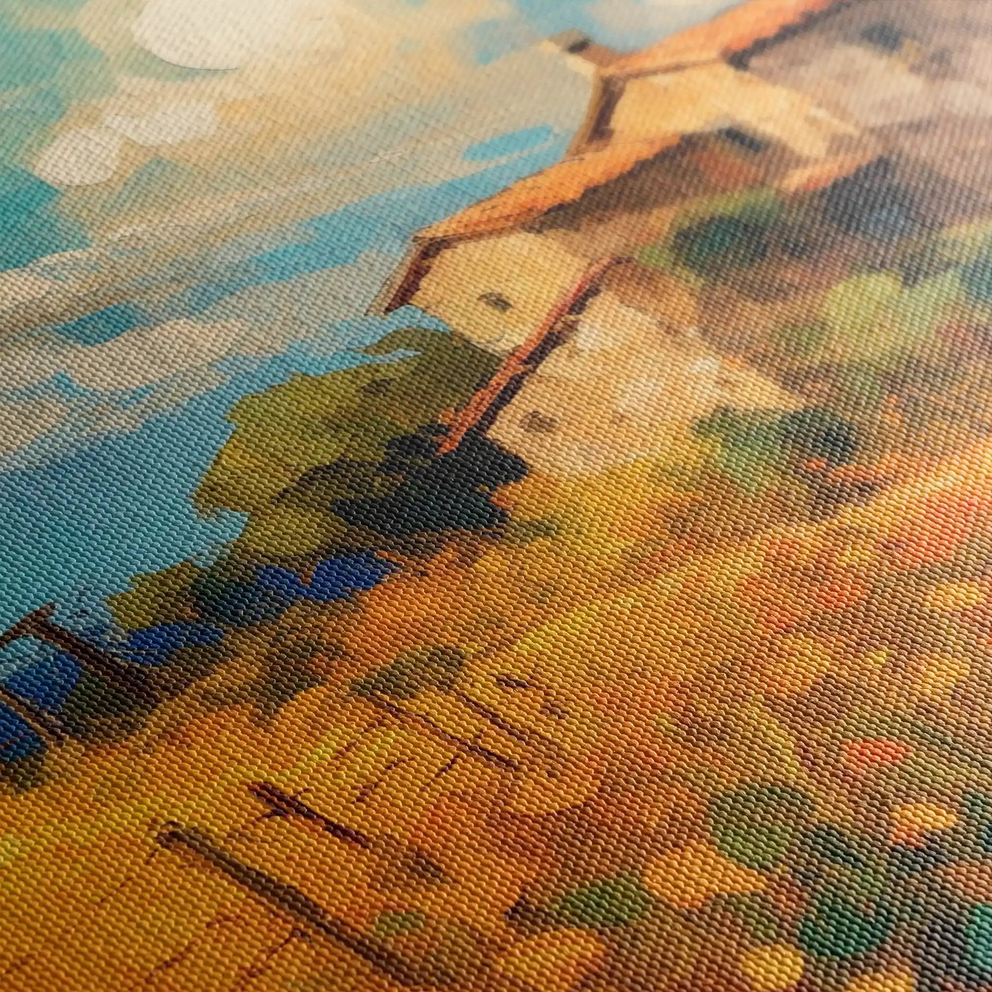 Landscape 063 Canvas Art 60 x 40 cm / Black