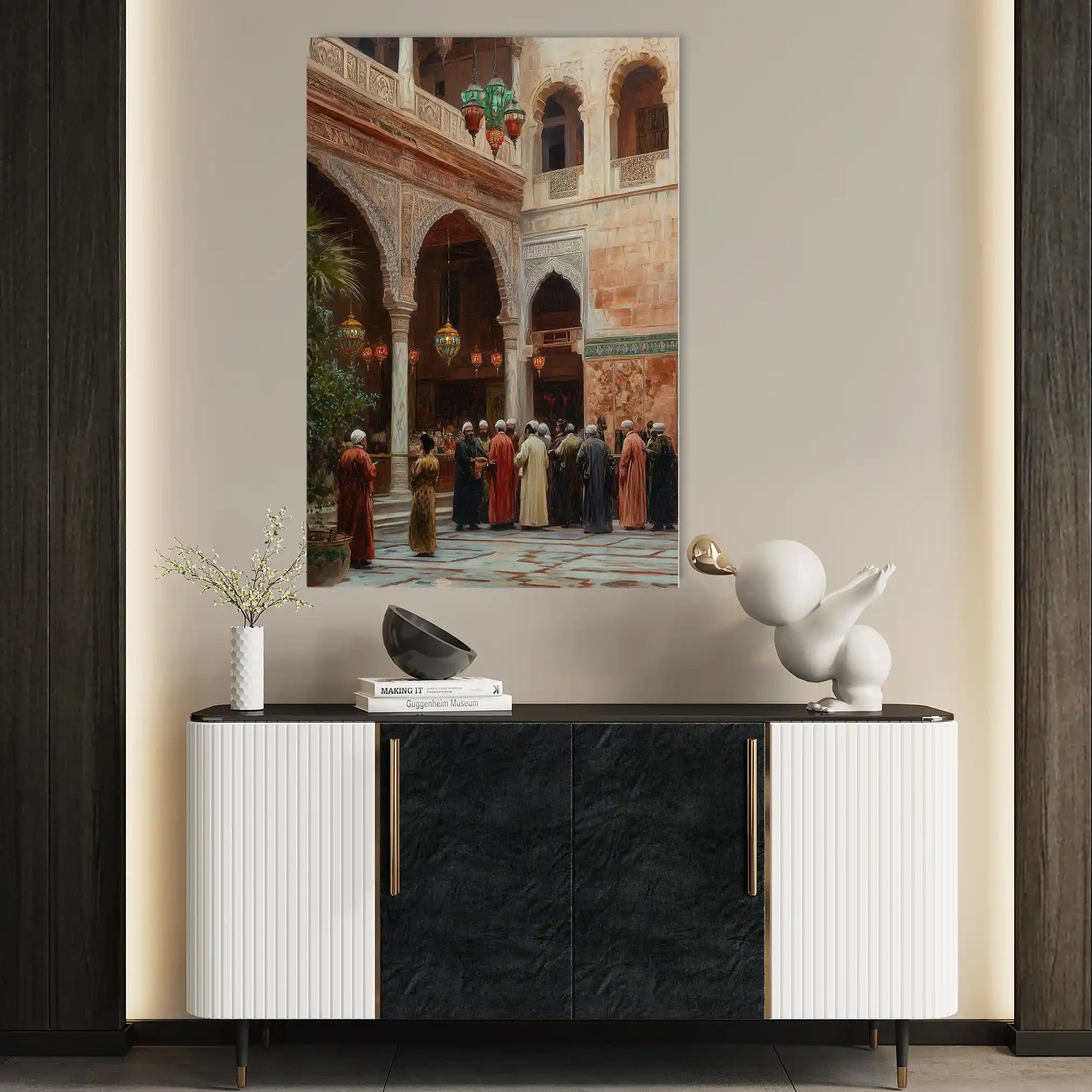 Orientalist 063 Canvas Art 60 x 40 cm / Black