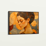 Portrait 063 Canvas Art 18" x 24" / 45 x 60 cm / Black