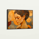 Portrait 063 Canvas Art 18" x 24" / 45 x 60 cm / Black