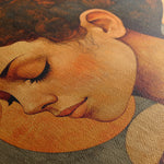 Portrait 063 Canvas Art 18" x 24" / 45 x 60 cm / Black