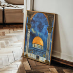 Palestine 063 Canvas Art 60 x 40 cm / Black