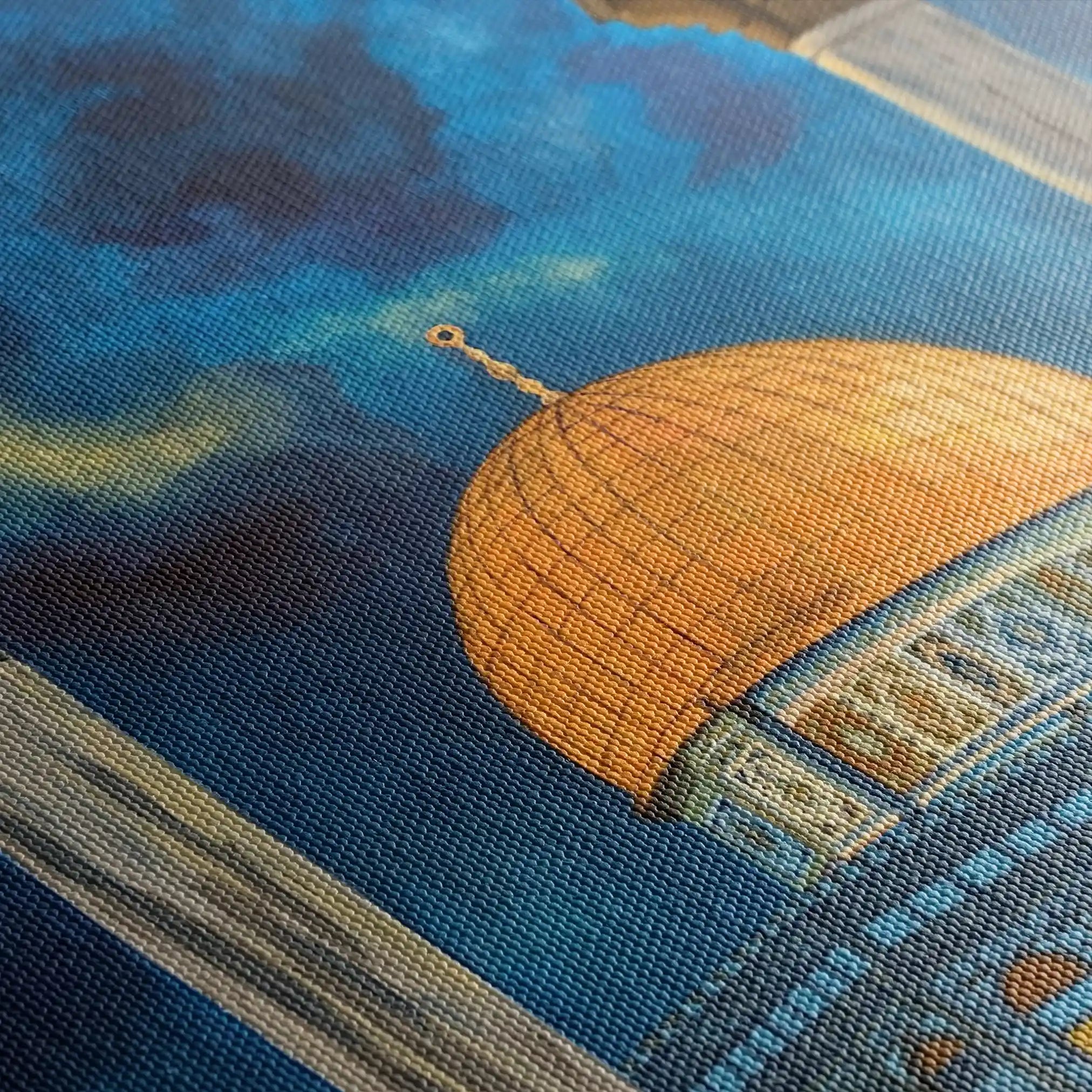 Palestine 063 Canvas Art 60 x 40 cm / Black