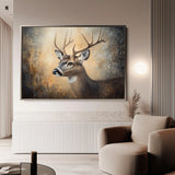 Animals 064 Canvas Art 18" x 24" / 45 x 60 cm / Black