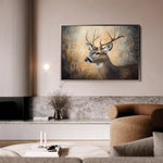 Animals 064 Canvas Art 18" x 24" / 45 x 60 cm / Black