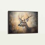 Animals 064 Canvas Art 18" x 24" / 45 x 60 cm / Black