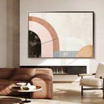 Boho 064 Canvas Art 60 x 40 cm / Black