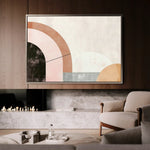Boho 064 Canvas Art 60 x 40 cm / Black