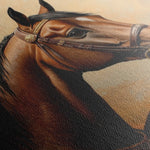 Horses 064 Canvas Art 60 x 40 cm / Black