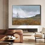 Landscape 064 Canvas Art 18" x 24" / 45 x 60 cm / Black