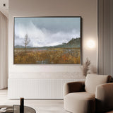 Landscape 064 Canvas Art 18" x 24" / 45 x 60 cm / Black