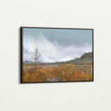 Landscape 064 Canvas Art 18" x 24" / 45 x 60 cm / Black