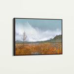Landscape 064 Canvas Art 60 x 40 cm / Black