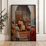 Orientalist 064 Canvas Art 18" x 24" / 45 x 60 cm / Black