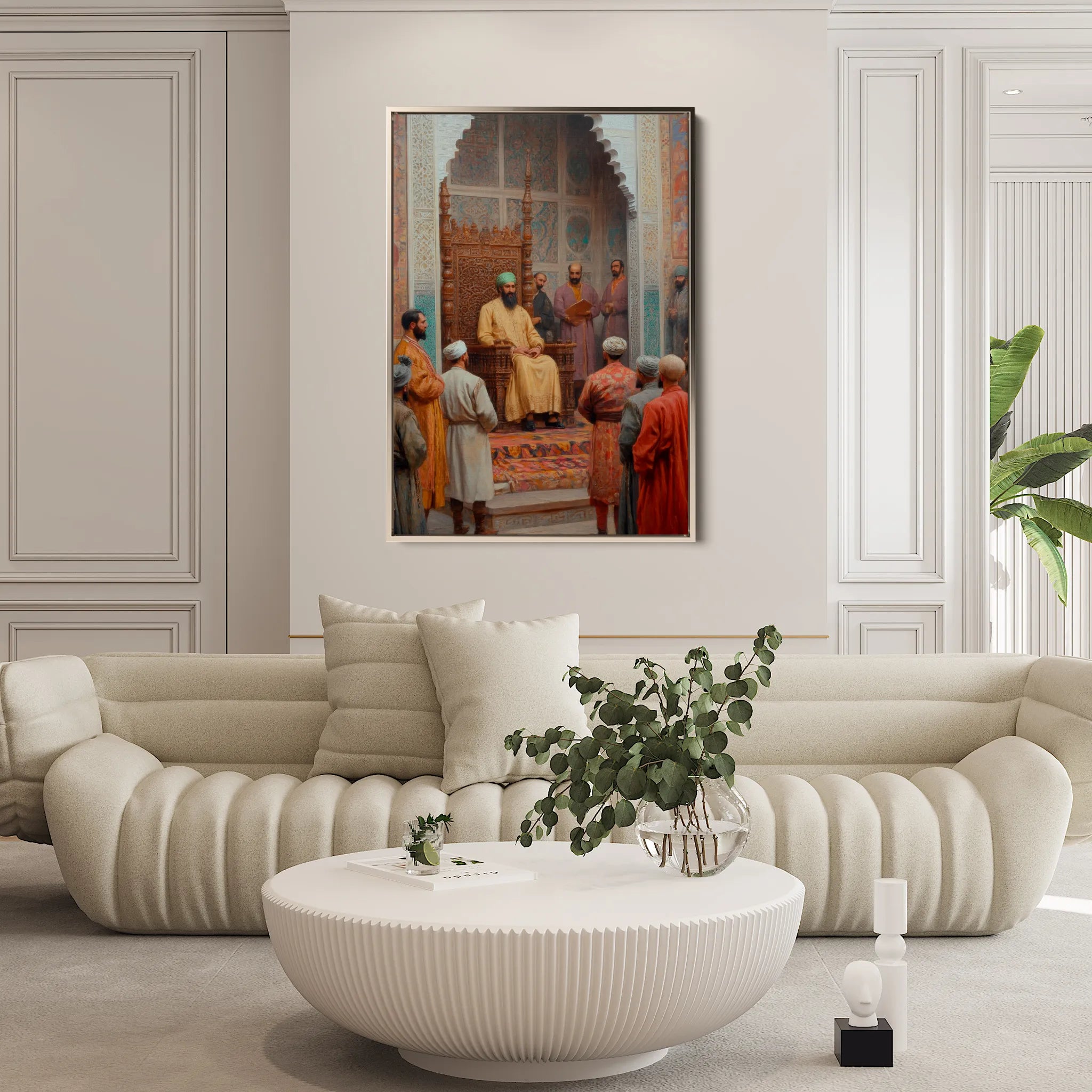 Orientalist 064 Canvas Art 18" x 24" / 45 x 60 cm / Black