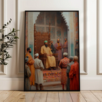 Orientalist 064 Canvas Art 60 x 40 cm / Black