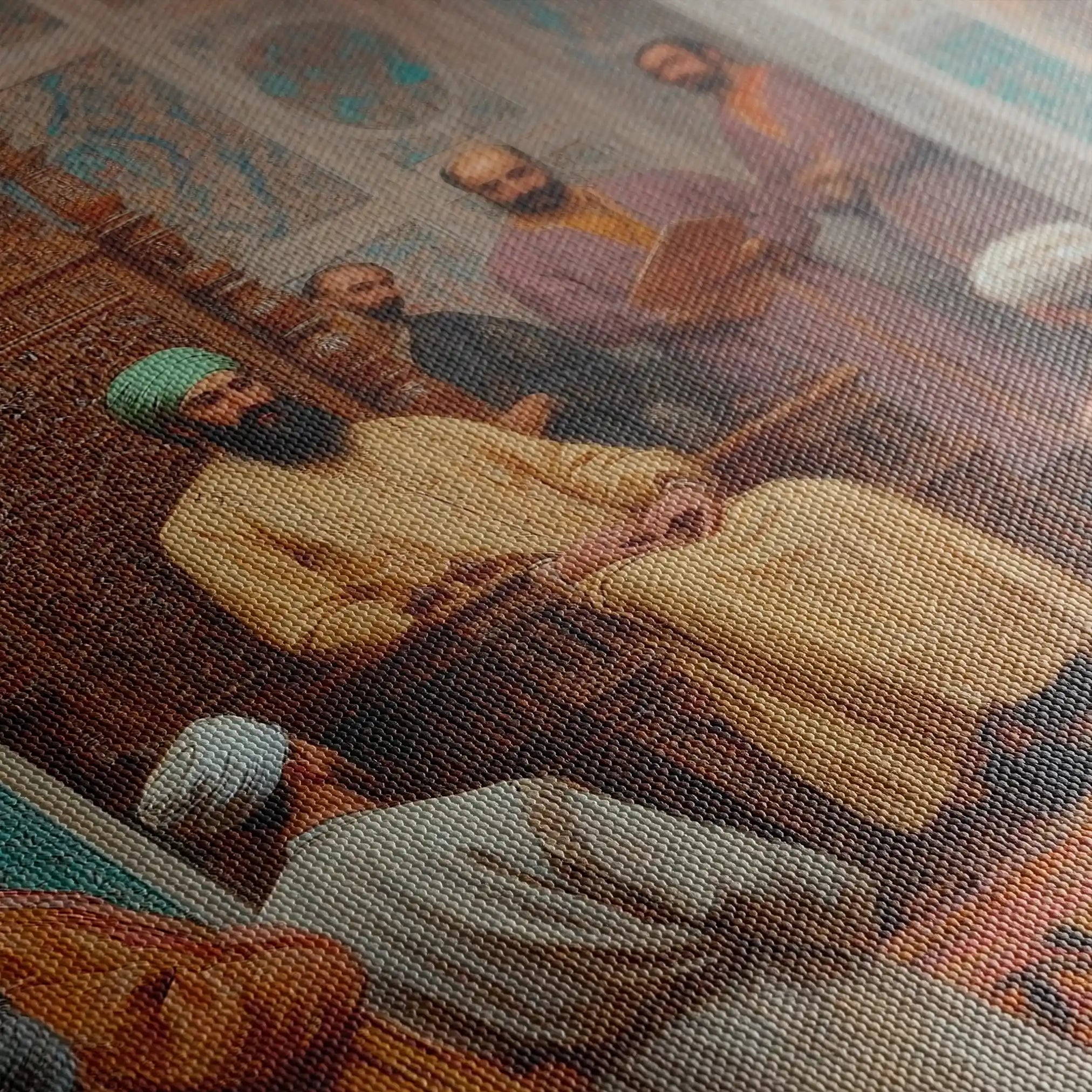 Orientalist 064 Canvas Art 60 x 40 cm / Black