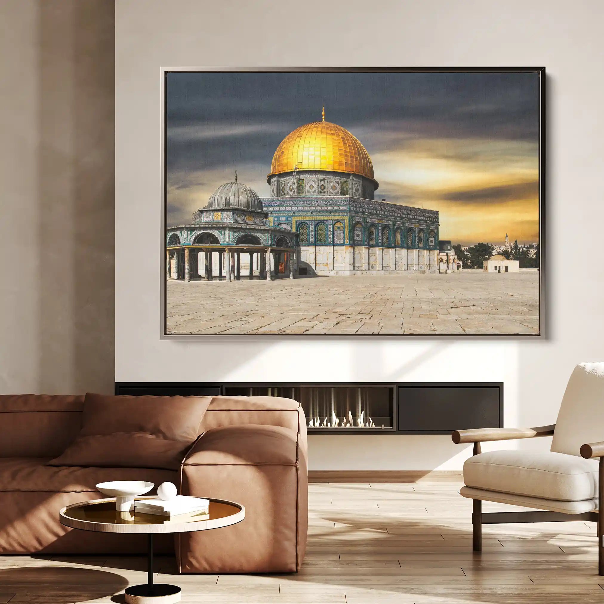 Palestine 064 Canvas Art 60 x 40 cm / Black