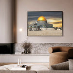 Palestine 064 Canvas Art 60 x 40 cm / Black