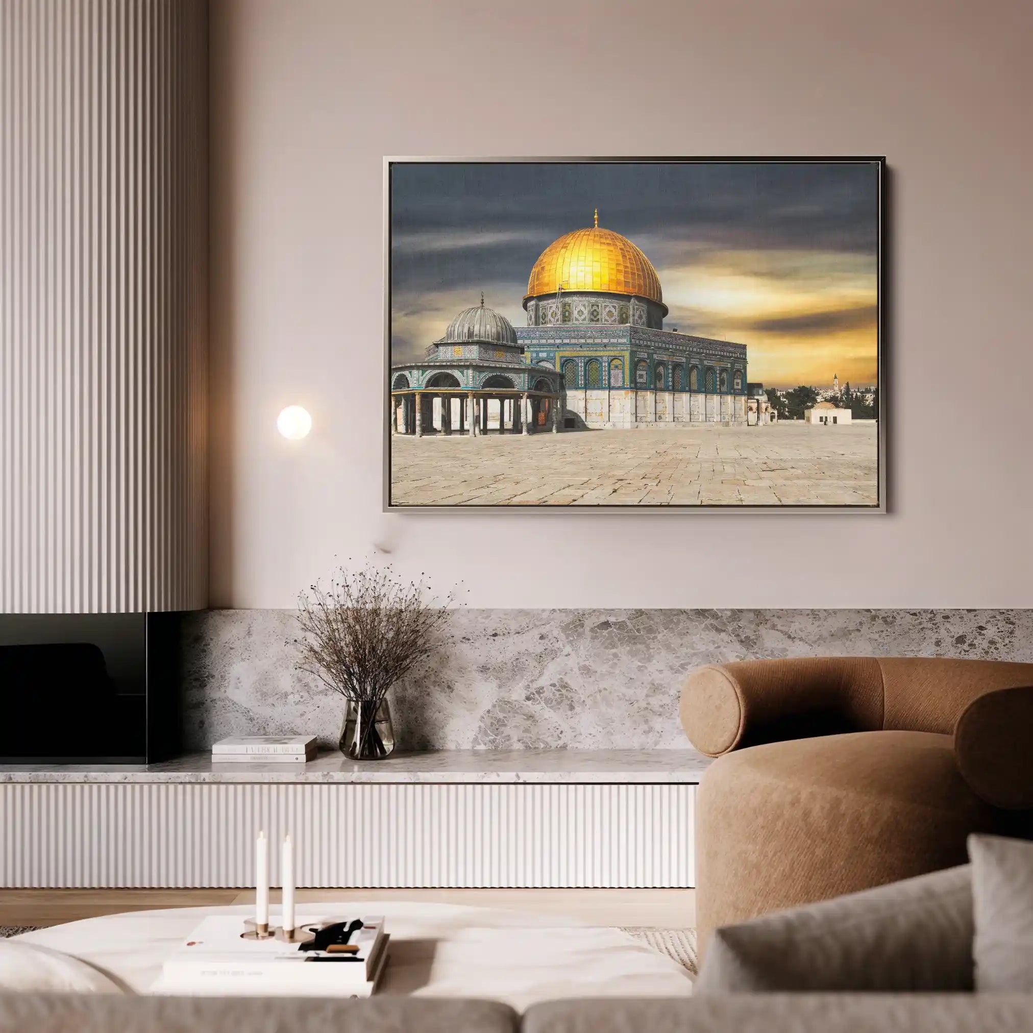 Palestine 064 Canvas Art 60 x 40 cm / Black