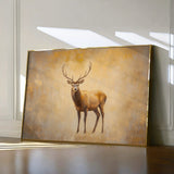 Animals 065 Canvas Art 18" x 24" / 45 x 60 cm / Black