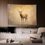Animals 065 Canvas Art 18" x 24" / 45 x 60 cm / Black