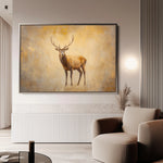 Animals 065 Canvas Art 18" x 24" / 45 x 60 cm / Black