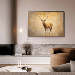 Animals 065 Canvas Art 18" x 24" / 45 x 60 cm / Black