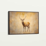 Animals 065 Canvas Art 18" x 24" / 45 x 60 cm / Black