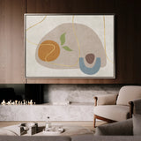 Boho 065 Canvas Art 18" x 24" / 45 x 60 cm / Black