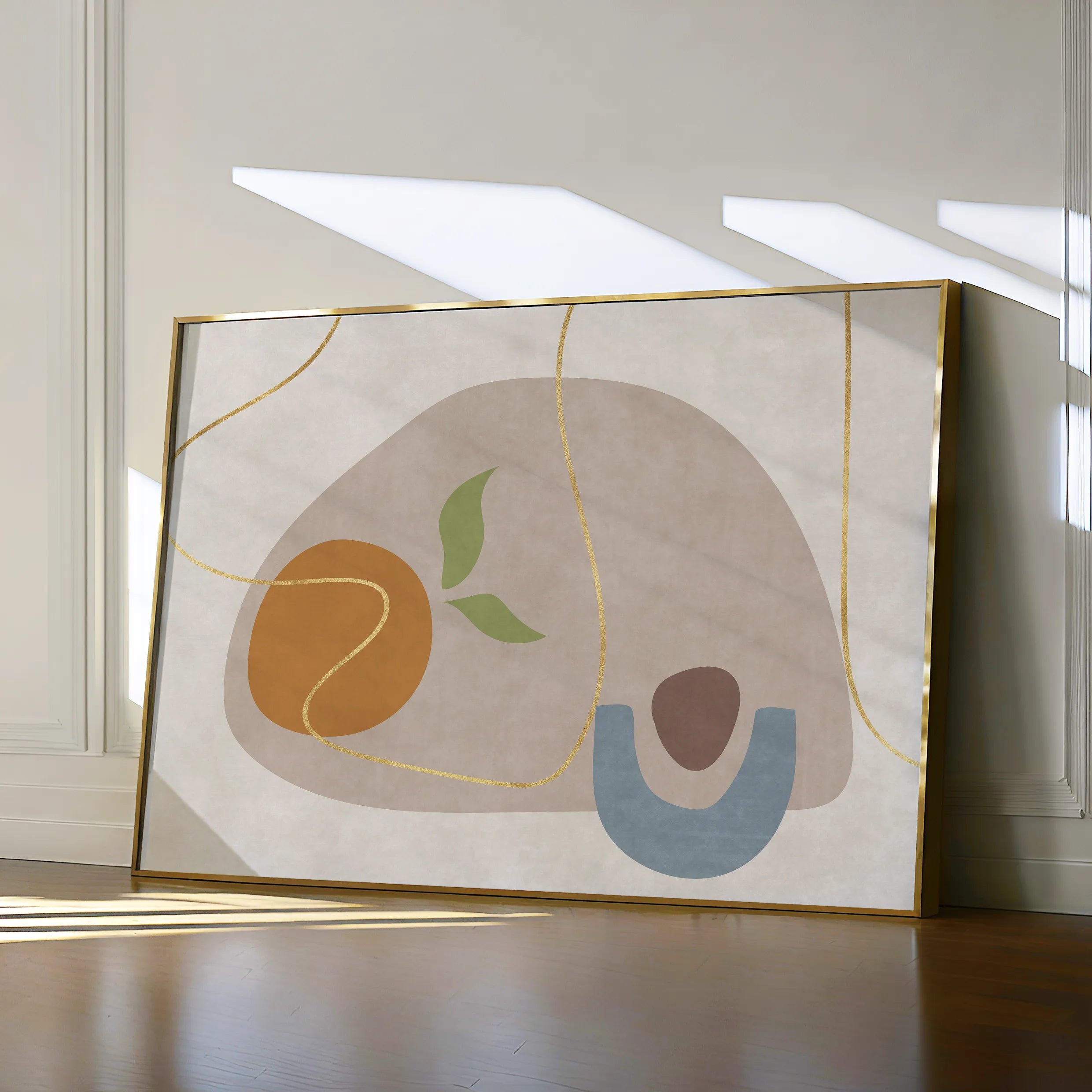 Boho 065 Canvas Art 18" x 24" / 45 x 60 cm / Black