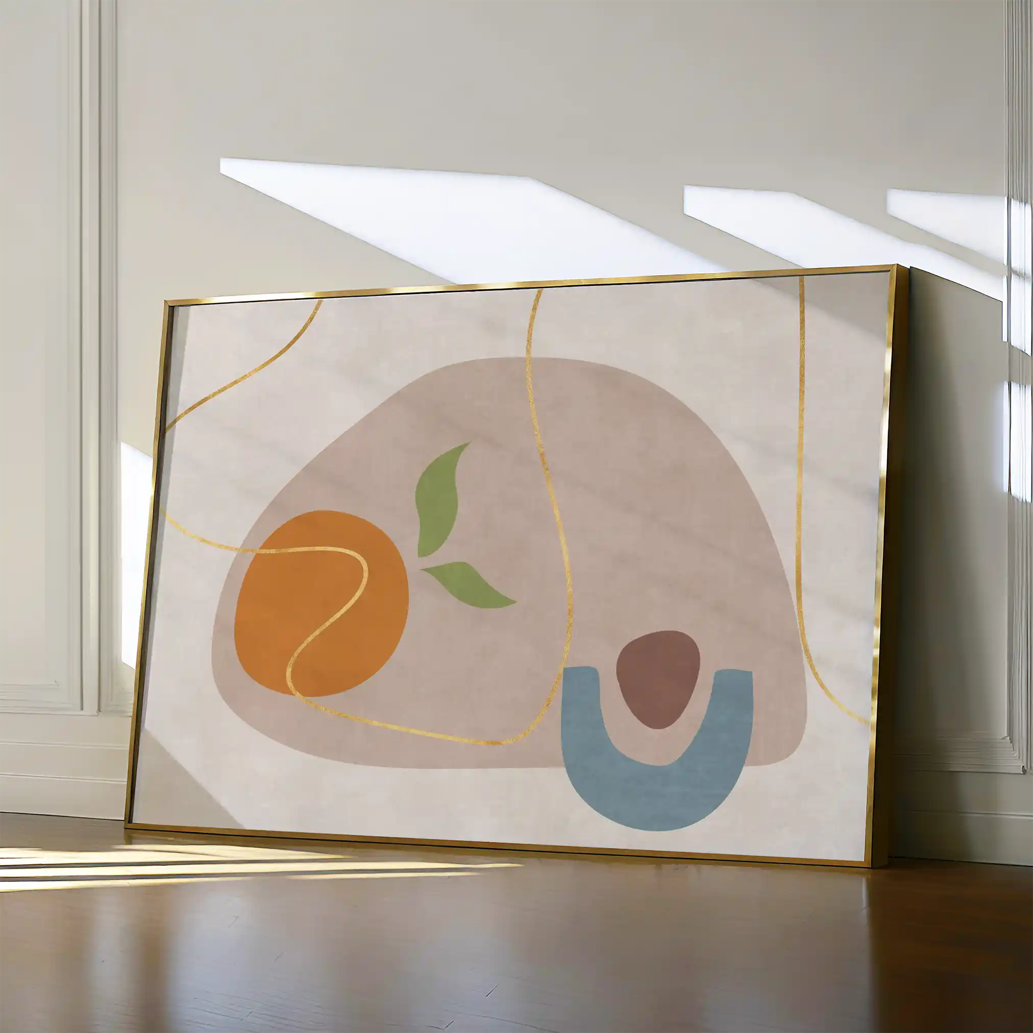Boho 065 Canvas Art 60 x 40 cm / Black