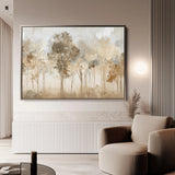 Floral 065 Canvas Art 18" x 24" / 45 x 60 cm / Black