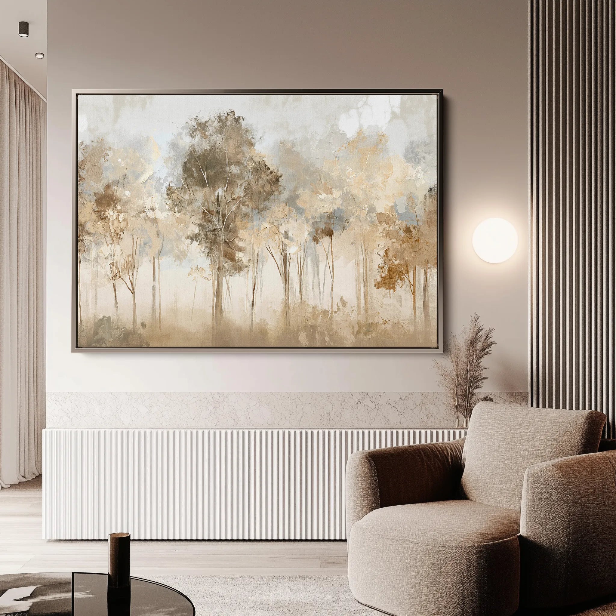 Floral 065 Canvas Art 18" x 24" / 45 x 60 cm / Black
