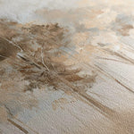 Floral 065 Canvas Art 60 x 40 cm / Black