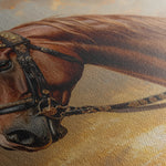 Horses 065 Canvas Art 18" x 24" / 45 x 60 cm / Black